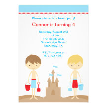 Beach Boys Invitations