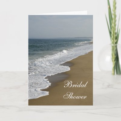 Beach Bridal Shower Invitation Card by loraseverson