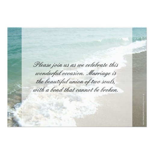Beach Bridal Shower, White Ocean Surf Cards