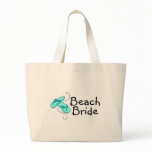 Beach Bride (Beach Wedding) Tote Bags