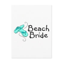 Beach Bride (Beach Wedding) Post Card