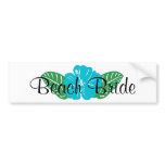 Beach Bride Bumper Sticker