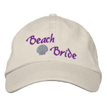 Beach Bride Embroidered Hat embroidered hats
