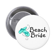Beach Bride (Flip Flops) Buttons
