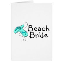 Beach Bride (Flip Flops) Card
