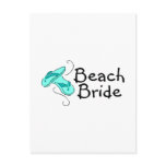 Beach Bride (Flip Flops) Post Card