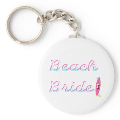 Beach Bride Keychain