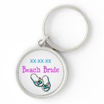 Beach Bride Keychain
