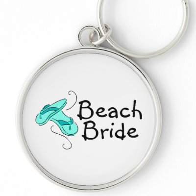Beach Bride Key Chain