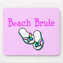 Beach Bride Mousepad