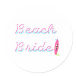 Beach Bride Sticker