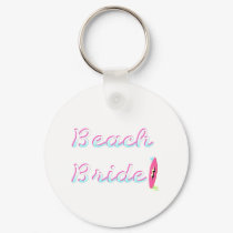 Beach Bride (Surfboard) keychains