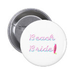 Beach Bride (Surfboard) Pin