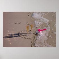 Beach Bubbly by tdgallery Posters