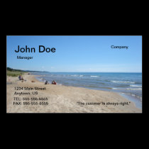 Beach buisness card business cards