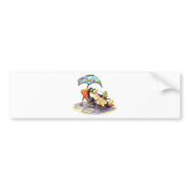 Beach Bum Bumper Sticker