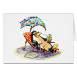 bEaCh bUm Greeting Card