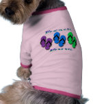 Beach Bum Flip Flops Doggie Tee