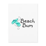Beach Bum Flip Flops Postcard