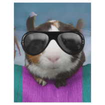 Beach bum guinea pig personalized flyer