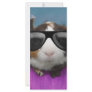 Beach bum guinea pig custom rack card