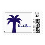 Beach Bum palm tree stamp