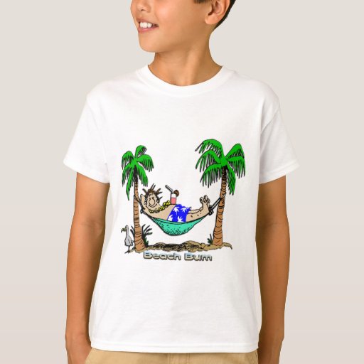 beach bum cat t shirt