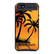Beach Bum Tropical Sunset iPhone 5 Case