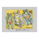 Beach Bums Buns Custom Poster Print