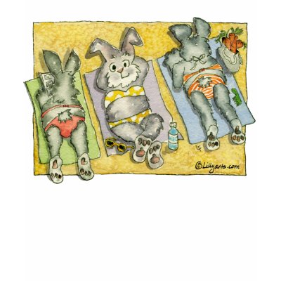 Beach Bunnies Custom T-Shirt / Apparel by zooogle