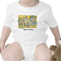 Beach Bunnies Earobics Cartoon Baby  t-shirts
