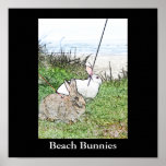 Beach Bunnies Print