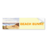 'Beach Bunny' Bumper Sticker
