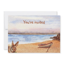 'Beach Bunny' Invitation