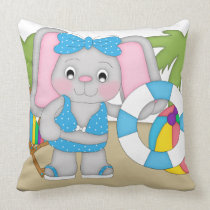 Beach Bunny Pillow