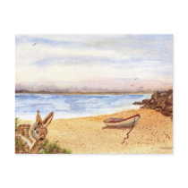 'Beach Bunny' Postcard