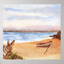 'Beach Bunny' Poster