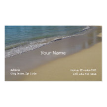 Beach Business Cards