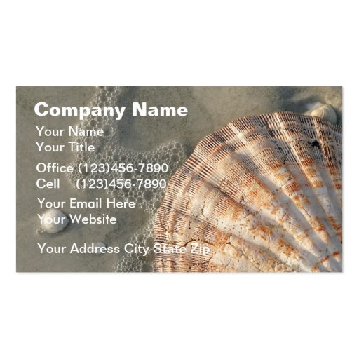 Beach Business Cards