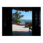 belize, caribbean, ambergris caye, beach, cabana,