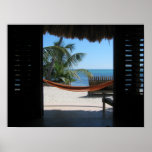 Beach Cabana looking out Posters
