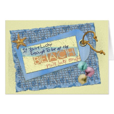 Beach Card by nextstopitaly