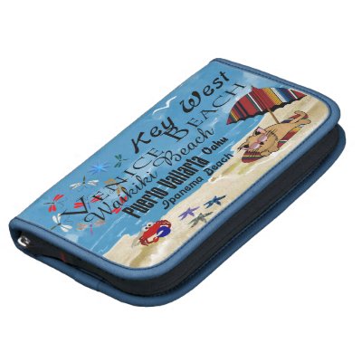 Beach Cat Wallet & Planner by WildWilliams
