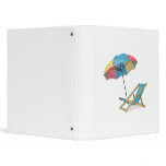 Beach Chair and Umbrella Vinyl Binders