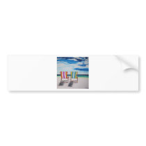Beach Chair Delight Bumper Sticker