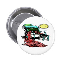 BEACH CHAIR PINBACK BUTTONS