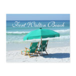 Beach Chairs - Fort Walton Beach, Florida Postcard