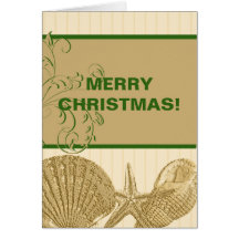 Beach Christmas Card