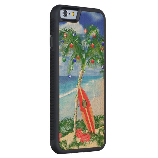 Beach Christmas Carved® Maple iPhone 6 Bumper Case-2