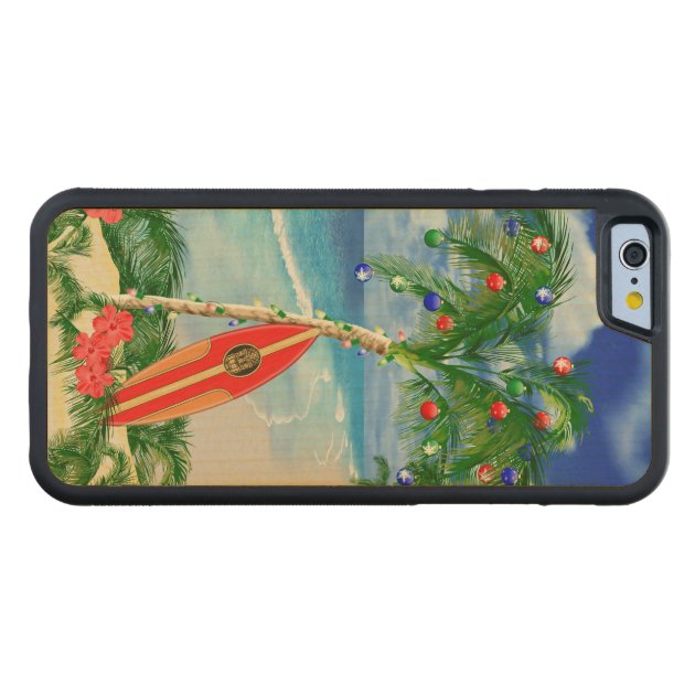 Beach Christmas Carved® Maple iPhone 6 Bumper Case-3